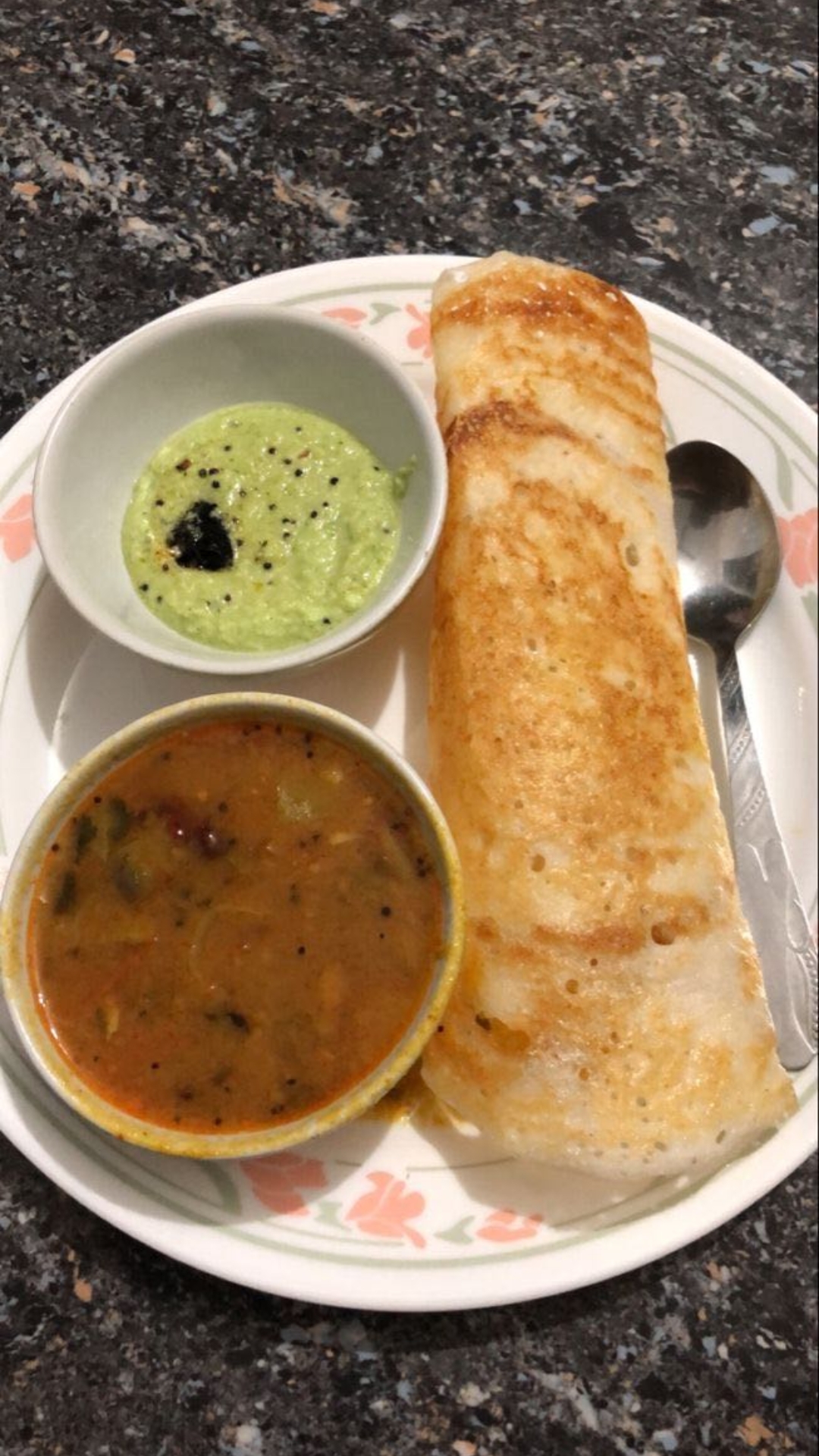 MASALA-DOSA WITH SAMBAR