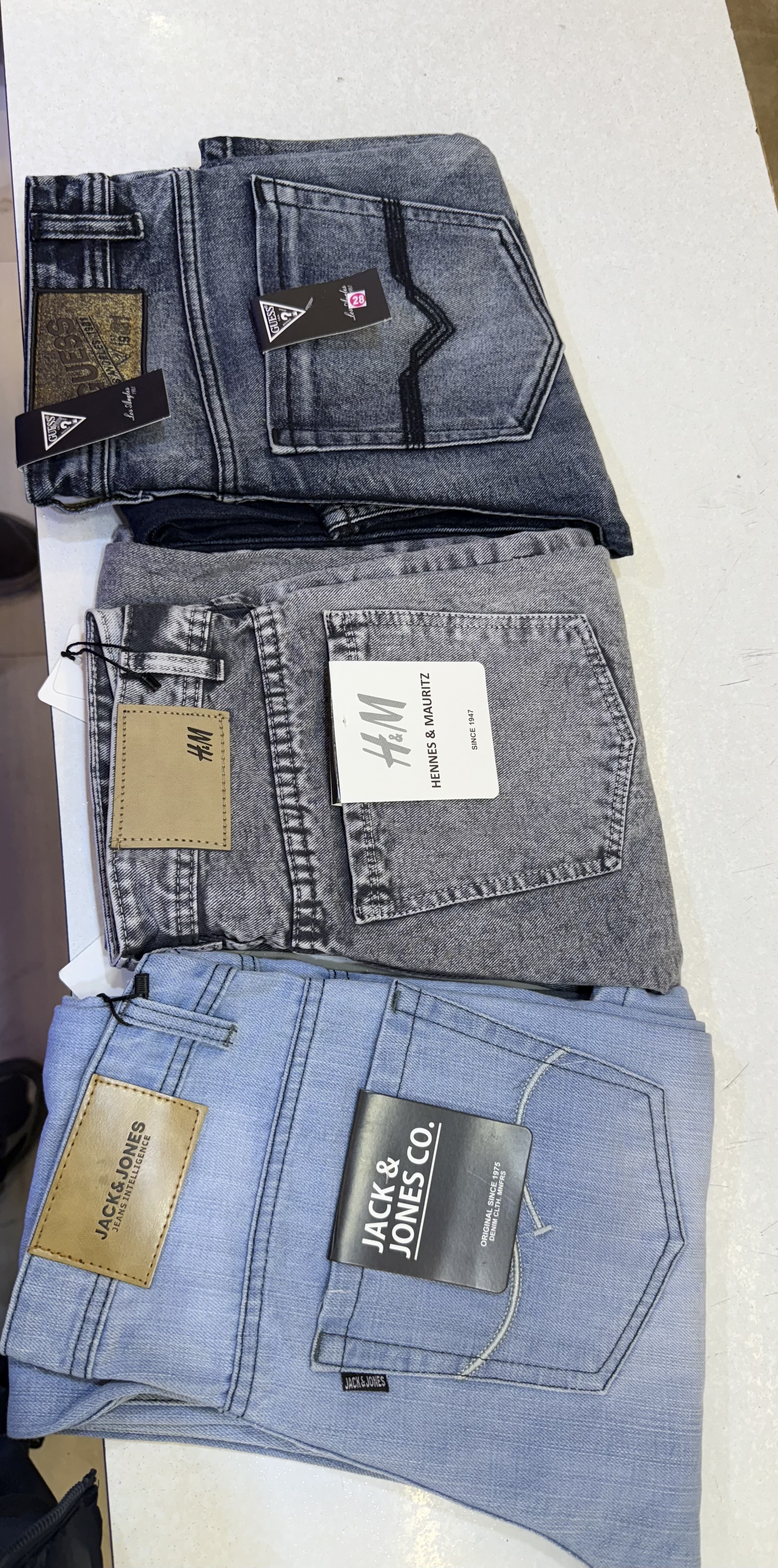 All types of jeans available